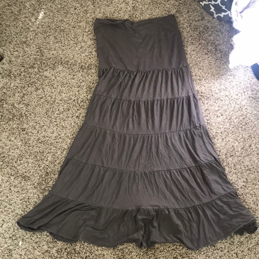 INC Women’s Grey Convertible Strapless Dress - XL